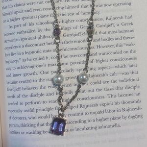 Elegant Silver and Purple Necklace